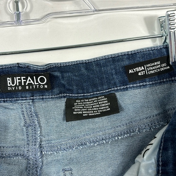 Buffalo David Bitton Alyssa High-Rise Straight Leg Stretch Denim | Size 27 - Picture 7 of 9
